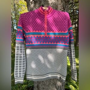 Neve Designs Julia 1/4 zip sweater Large Merino wool sweater, NWOT